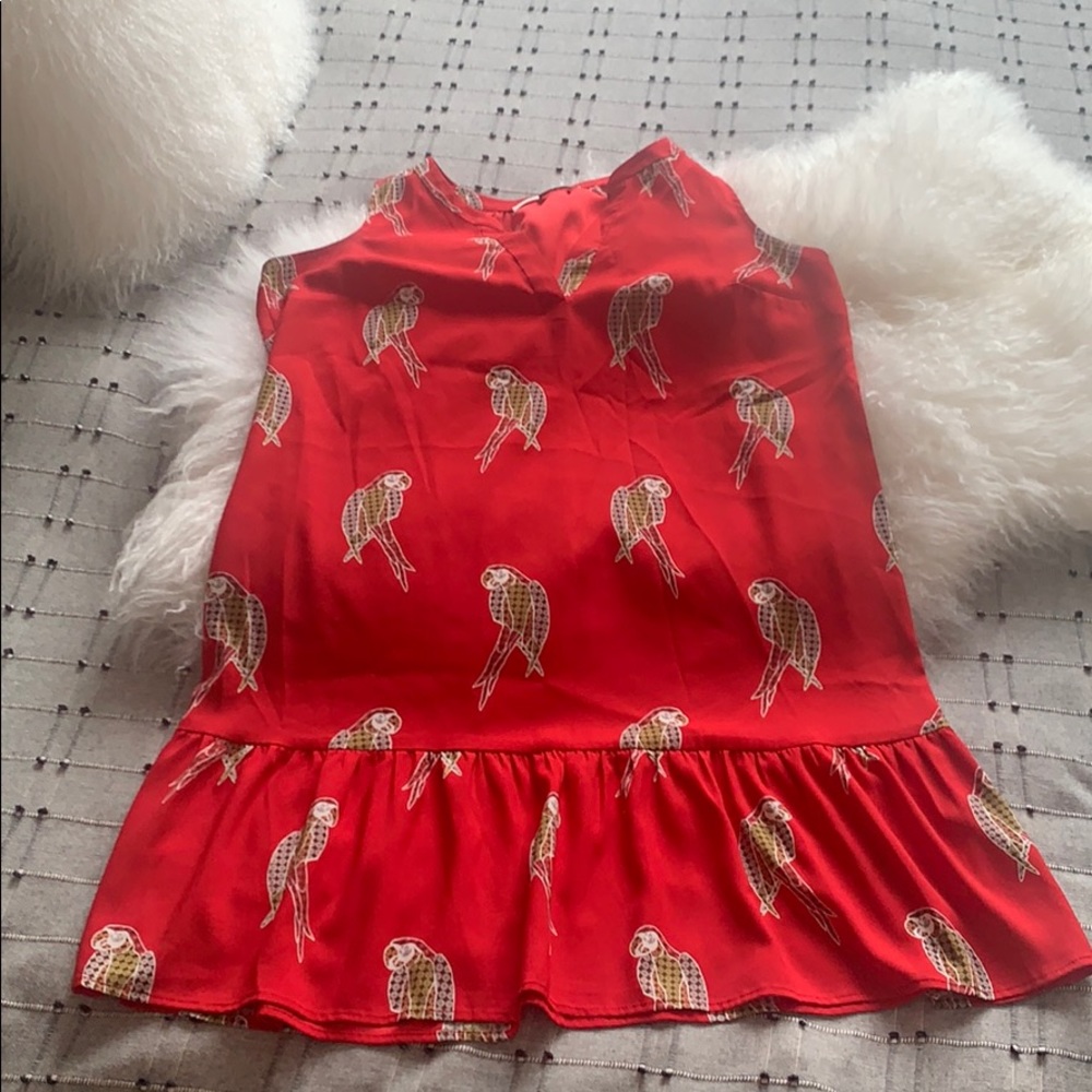 Slip on dress with Parrot 🦜 design